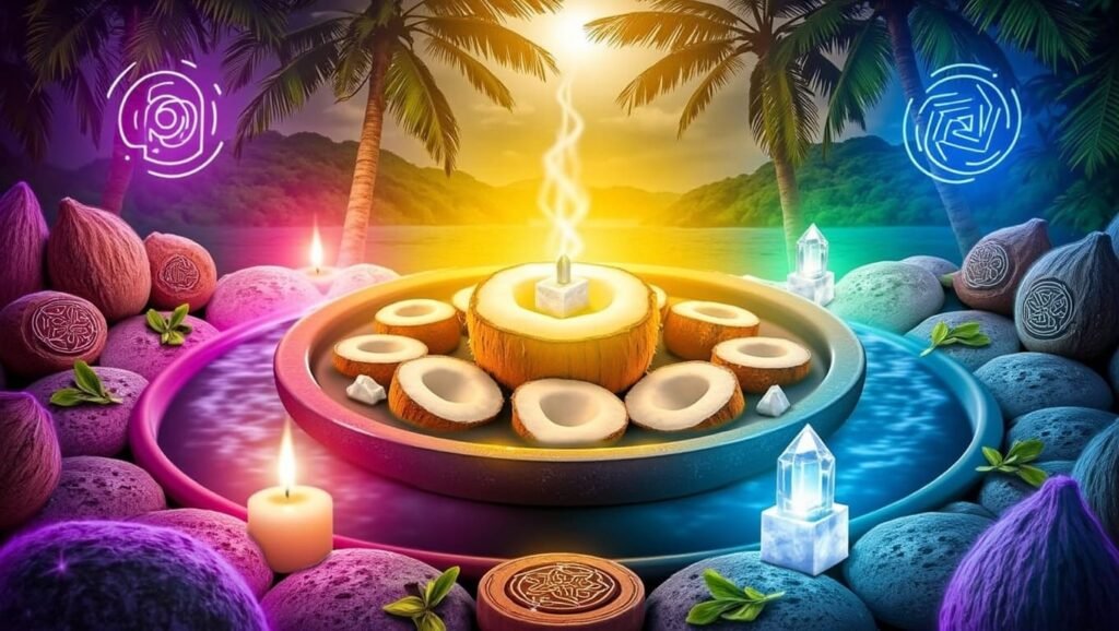 Contra Exautão Mental - Os Benefícios do Banho de Água de Coco