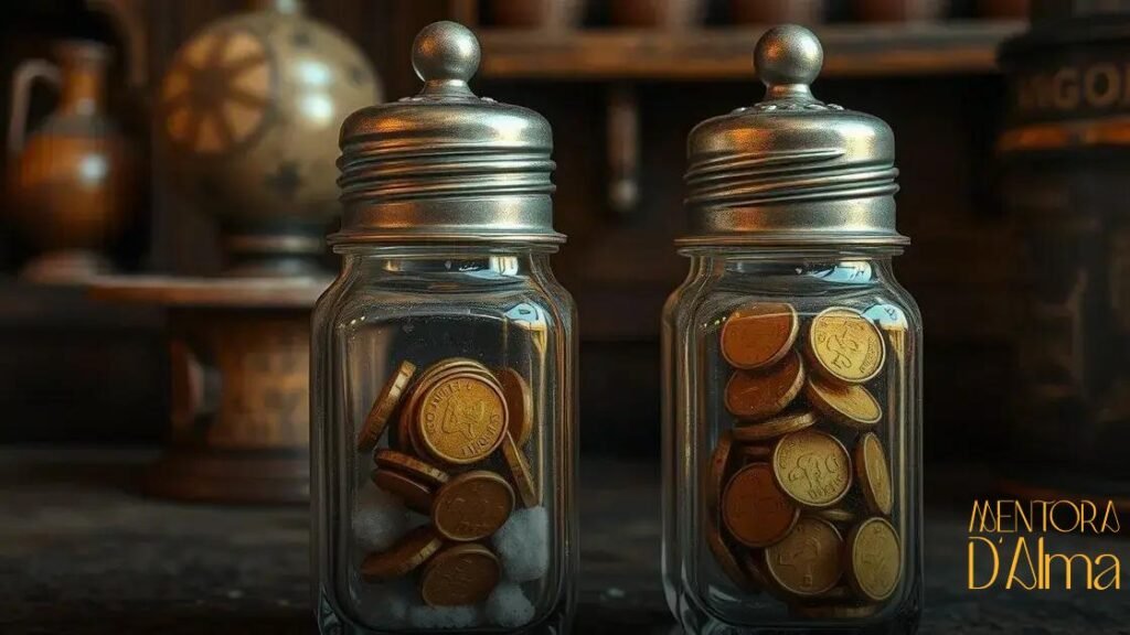 Moedas douradas no saleiro e açucareiro: descubra a história por trás desse mistério