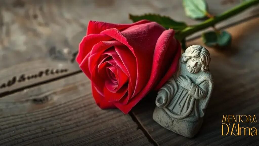 Rosa com Santo Antônio amarrada: descubra seu poder e significado especial